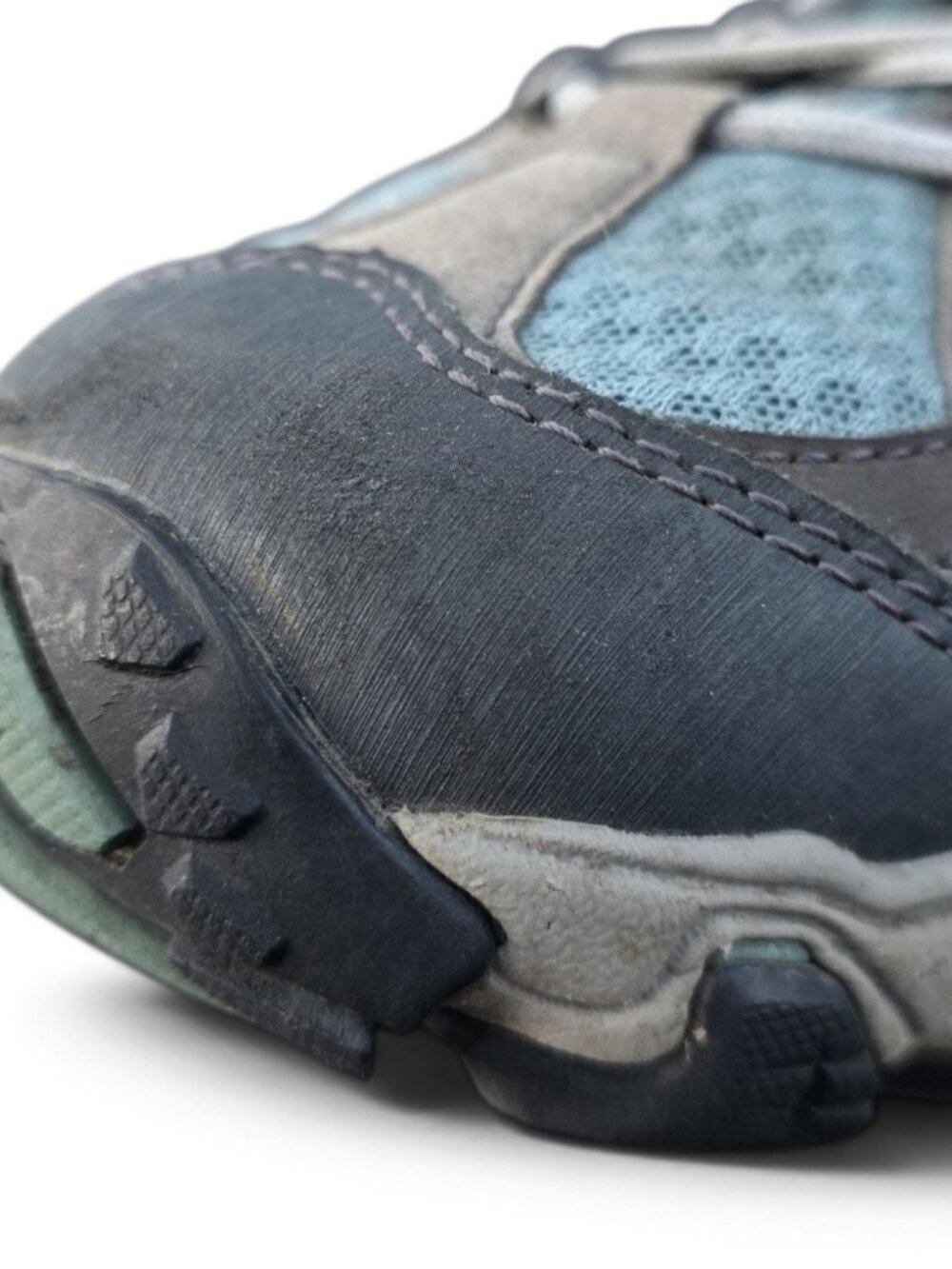Oboz Luna Low Hiking Shoes Womens 10 Blue Gray Leather EU 41.5 - Picture 8 of 12
